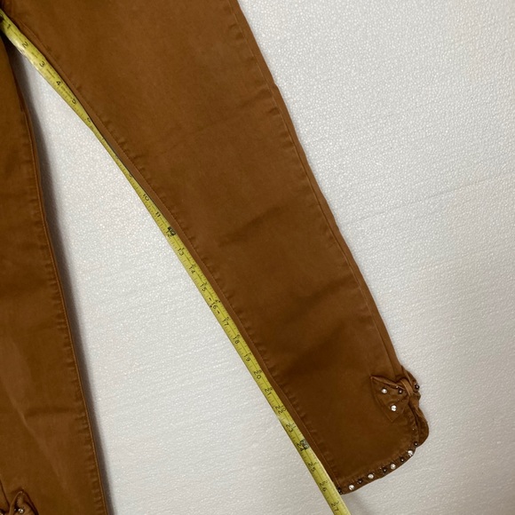 Onado Paris size 8 caramel ankle pants. NWT - Picture 6 of 9